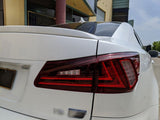 Clear Red LED Light Bar Tail Lights Fit For Lexus ISF IS250 IS350 2005-2013 TL-LX031LS - Machter