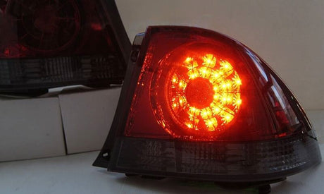 Smoke Red LED Tail Lights Fit For Lexus IS200 IS300 Toyota Altezza 1999-2005 - Machter