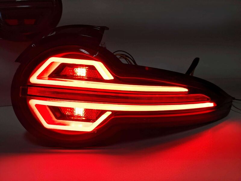 Black 3D Full LED Sequential Indicators Tail Lights Fit For Mazda MX-5 ND 2015-2022 TL-MA022LS - Machter