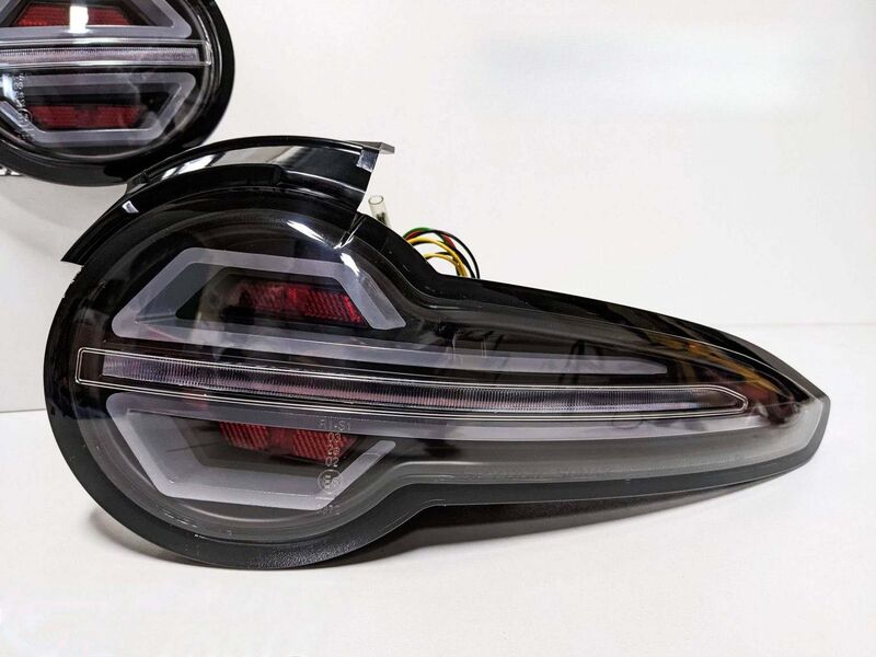 Black 3D Full LED Sequential Indicators Tail Lights Fit For Mazda MX-5 ND 2015-2022 TL-MA022LS - Machter
