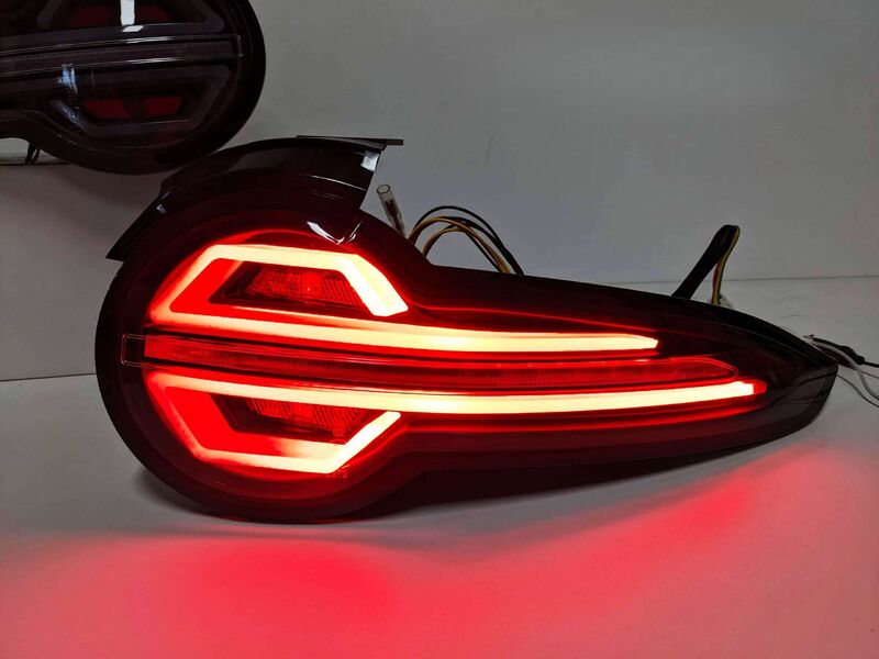 Black 3D Full LED Sequential Indicators Tail Lights Fit For Mazda MX-5 ND 2015-2022 TL-MA022LS - Machter