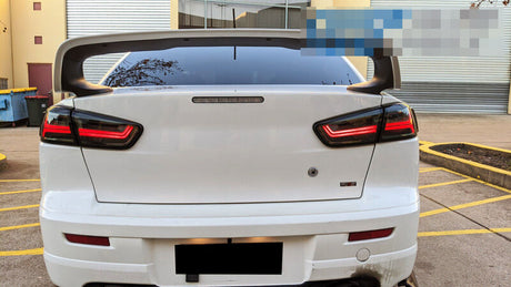 Smoke LED Dynamic Tail Lights Fit For Mitsubishi Lancer CJ EVO X VRX 2007-2018 - Machter