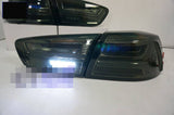 Smoke LED Dynamic Tail Lights Fit For Mitsubishi Lancer CJ EVO X VRX 2007-2018 TL-MB004LS - Machter