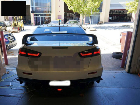 Smoke LED Dynamic Tail Lights Fit For Mitsubishi Lancer CJ EVO X VRX 2007-2018 - Machter