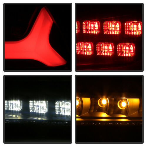 Smoke 3D V2 LED Tail Lights Fit For Mitsubishi Lancer CJ EVO X VRX 2007-2018 TL-MB021LS - Machter