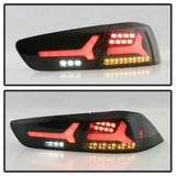 Smoke 3D V2 LED Tail Lights Fit For Mitsubishi Lancer CJ EVO X VRX 2007-2018 TL-MB021LS - Machter