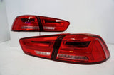 Clear Red LED Dynamic Tail Lights Fit For Mitsubishi Lancer CJ EVO X VRX 2007-2018 TL-MB022LS - Machter
