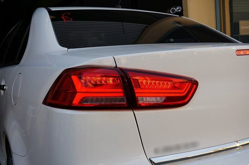 Clear Red LED Dynamic Tail Lights Fit For Mitsubishi Lancer CJ EVO X VRX 2007-2018 TL-MB022LS - Machter