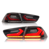Smoke 3D V4 LED Tail Lights Fit For Mitsubishi Lancer CJ EVO X VRX 2007-2018 TL-MB030LS - Machter