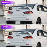 Smoke 3D V4 LED Tail Lights Fit For Mitsubishi Lancer CJ EVO X VRX 2007-2018 TL-MB030LS - Machter