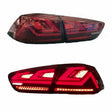 Clear Red 3D V3 LED Tail Lights Fit For Mitsubishi Lancer CJ EVO X VRX 2007-2018 TL-MB031LS - Machter