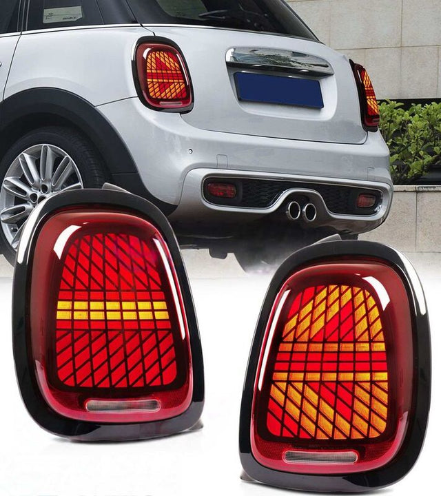 Clear Red LED Sequential Signal Tail Lights Fit For Mini Cooper F55/56/57 2014-2021 TL-MIN001LS - Machter