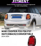 Clear Red LED Sequential Signal Tail Lights Fit For Mini Cooper F55/56/57 2014-2021 TL-MIN001LS - Machter
