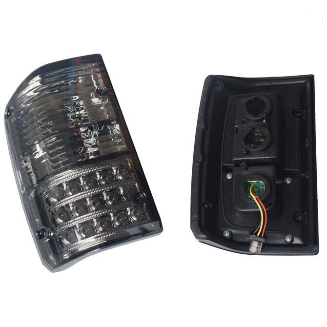 Pair Smoked LED Tail Light Lamps Fit For Nissan Patrol GQ 1&2 Series 1988-1997 TL-NS004 - Machter