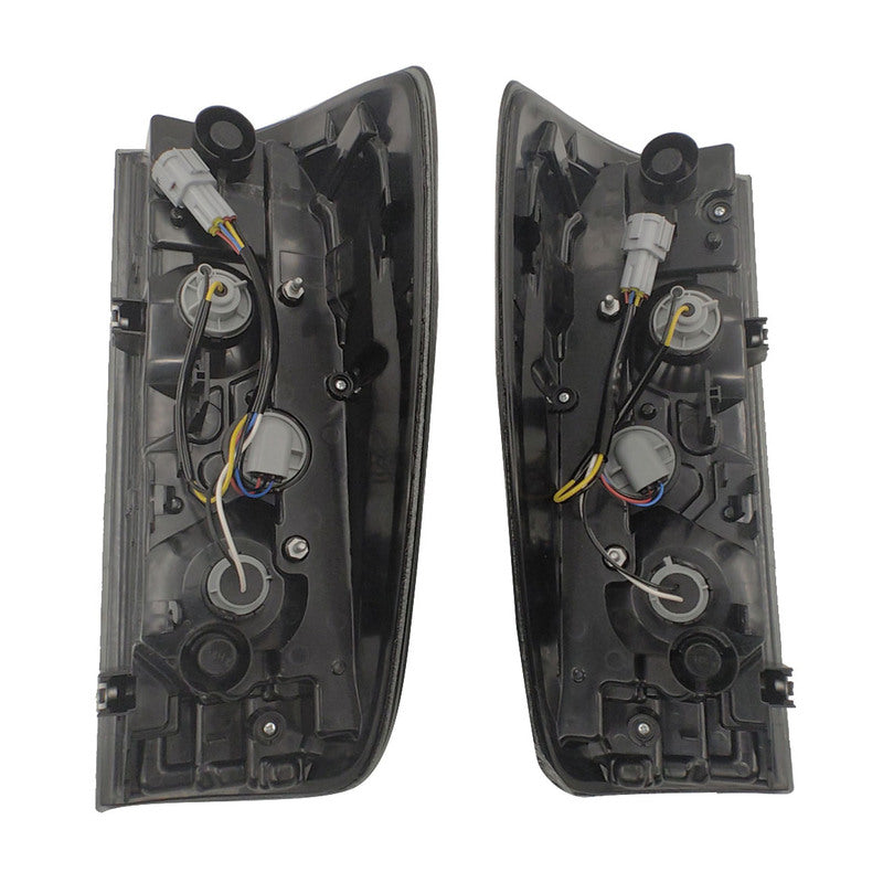 Pair Smoked Black Tail Lights With Bulbs Fit For Nissan Navara NP300 D23 2015-2022 TL-NS010 - Machter