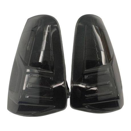 Pair Smoked Black Tail Lights With Bulbs Fit For Nissan Navara NP300 D23 2015-2022 - Machter