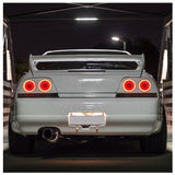 78 Works Fiber Ring LED Taillights Fit For Nissan Skyline R33 GTR GTS25T GTST 1993-1998 TL-NS022LS - Machter