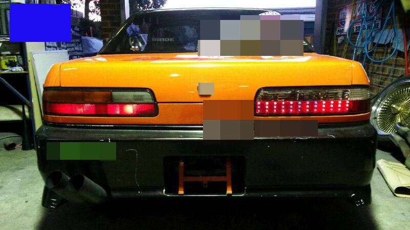 Clear Red LED Tail Lights Fit For Nissan Silvia S13 DMAX 1989-1994 TL-NS026LS - Machter
