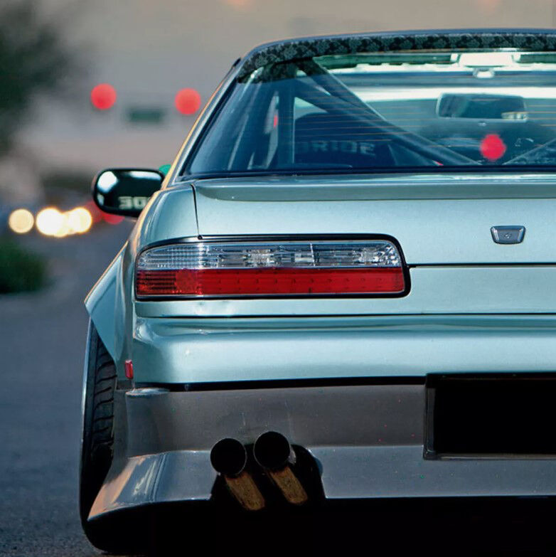 Clear Red LED Tail Lights Fit For Nissan Silvia S13 DMAX 1989-1994 TL-NS026LS - Machter
