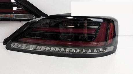 Black Edition Sequential LED Tail Lights Fit For Nissan 200SX S15 Silvia Spec R 1999-2002 TL-NS029LS - Machter