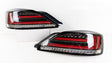 Black Fiber Sequential LED Tail Lights Fit For Nissan 200SX S15 Silvia Spec R 1999-2002 TL-NS030LS - Machter