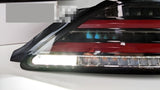 Black Fiber Sequential LED Tail Lights Fit For Nissan 200SX S15 Silvia Spec R 1999-2002 TL-NS030LS - Machter