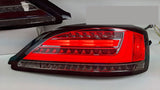 Black Fiber Sequential LED Tail Lights Fit For Nissan 200SX S15 Silvia Spec R 1999-2002 TL-NS030LS - Machter