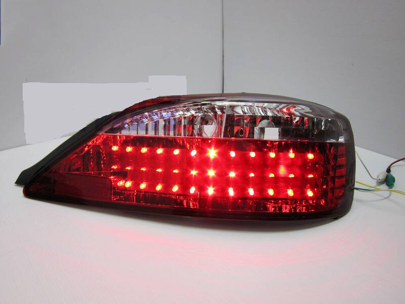 DMAX Clear Red LED Tail Lights Fit For Nissan Silvia 200SX S15 Spec R 1999-2002 TL-NS033LS - Machter