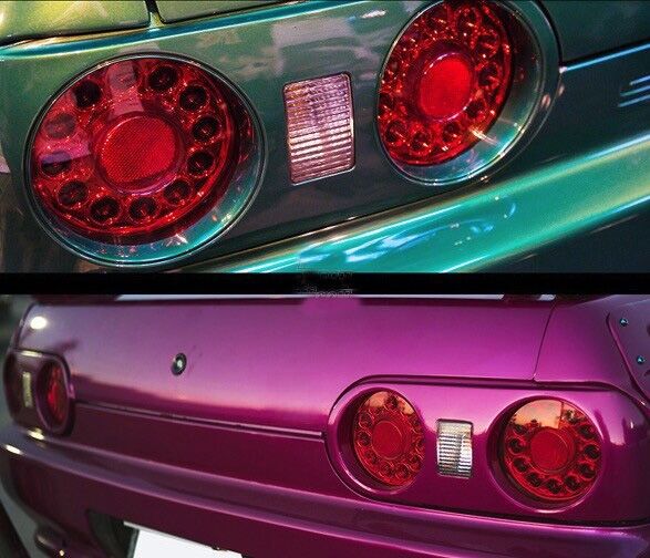 Clear Red LED Tail Lights Fit For Nissan Skyline R32 GTR GTST RB26 1989-1994 TL-NS034LS - Machter