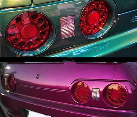 Clear Red LED Tail Lights Fit For Nissan Skyline R32 GTR GTST RB26 1989-1994 TL-NS034LS - Machter
