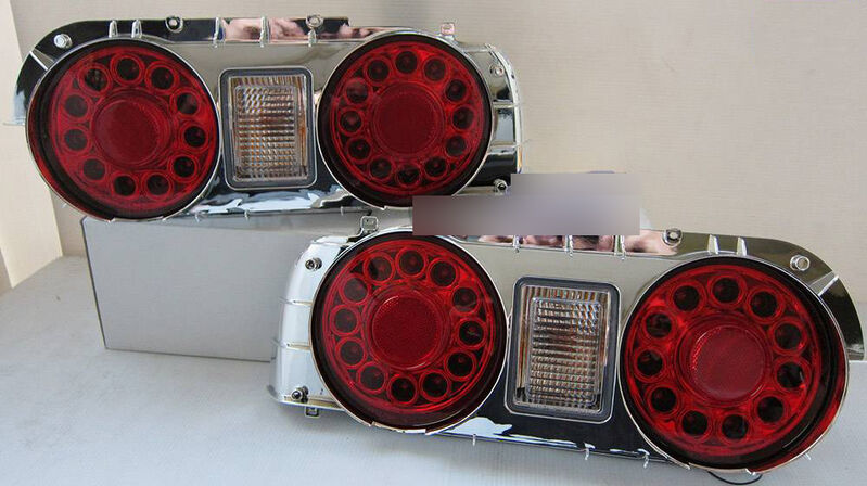 Clear Red LED Tail Lights Fit For Nissan Skyline R32 GTR GTST RB26 1989-1994 TL-NS034LS - Machter