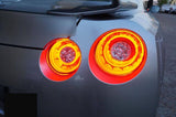 Crystal Eye Smoke Red 3D LED Stripe Bar Tail Lights Fit For Nissan GTR R35 VQ38 2007-2021 TL-NS035LS - Machter