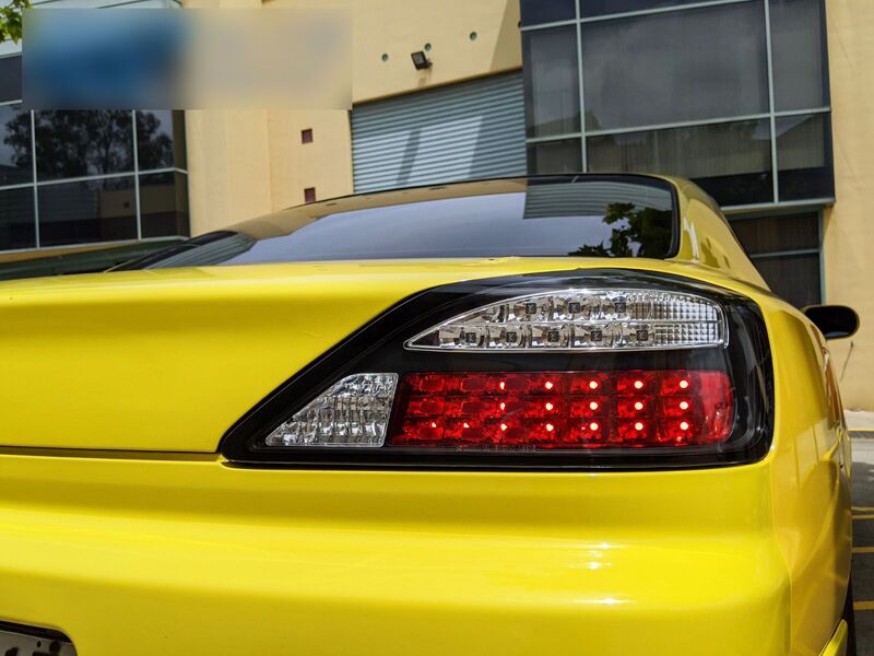 Yashio Factory Black Dynamic LED Tail Lights Fit For Nissan Silvia 200SX S15 Spec R 1999-2002 TL-NS036LS - Machter