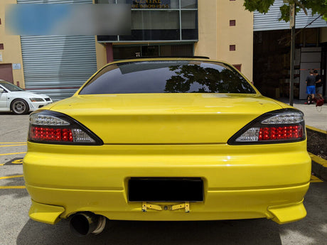 Yashio Factory Black Dynamic LED Tail Lights Fit For Nissan Silvia 200SX S15 Spec R 1999-2002 - Machter