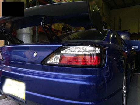Yashio Factory Black Dynamic LED Tail Lights Fit For Nissan Silvia 200SX S15 Spec R 1999-2002 TL-NS036LS - Machter