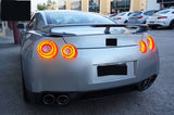 Crystal Eye Clear Red 3D LED Stripe Bar Tail Lights Fit For Nissan GTR R35 VQ38 2007-2021 TL-NS037LS - Machter