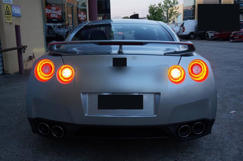 Crystal Eye Clear Red 3D LED Stripe Bar Tail Lights Fit For Nissan GTR R35 VQ38 2007-2021 TL-NS037LS - Machter