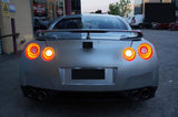 Crystal Eye Clear Red 3D LED Stripe Bar Tail Lights Fit For Nissan GTR R35 VQ38 2007-2021 TL-NS037LS - Machter
