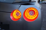 Crystal Eye Clear Red 3D LED Stripe Bar Tail Lights Fit For Nissan GTR R35 VQ38 2007-2021 TL-NS037LS - Machter