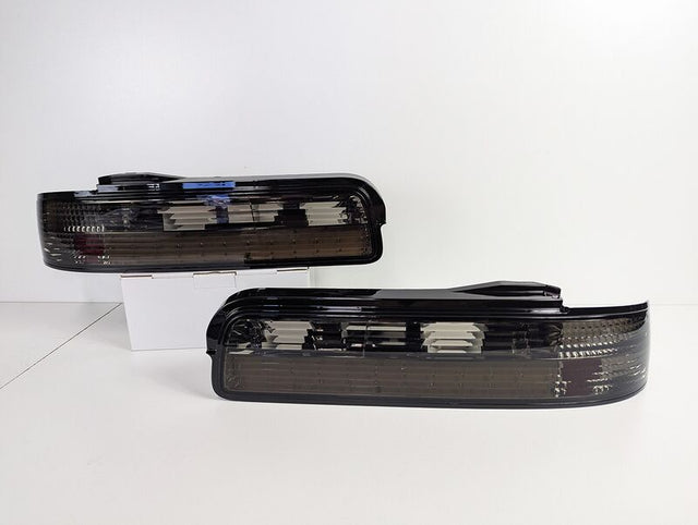 Smoke LED Tail Lights Fit For Nissan Silvia S13 DMAX 1989-1994 TL-NS040LS - Machter