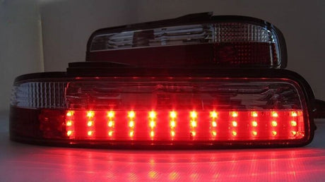 Smoke LED Tail Lights Fit For Nissan Silvia S13 DMAX 1989-1994 - Machter