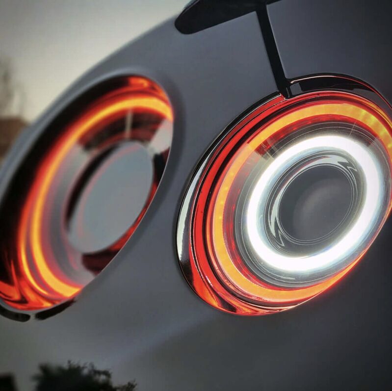 HRS Smoke 3D LED Taillights Fit For Nissan GTR R35 â€“ The Elite Series 2007-2024 TL-NS046LS - Machter