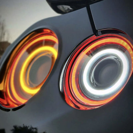 HRS Smoke 3D LED Taillights Fit For Nissan GTR R35 â€“ The Elite Series 2007-2024 TL-NS046LS - Machter