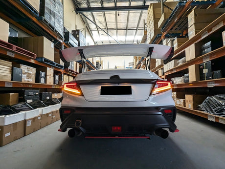 V2 Black LED Dynamic Tail Lights Fit For Subaru WRX VB 2022-2024 TL-SB021LS - Machter
