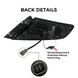 V2 Black LED Dynamic Tail Lights Fit For Subaru WRX VB 2022-2024 TL-SB021LS - Machter