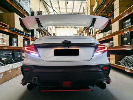 V2 Black LED Dynamic Tail Lights Fit For Subaru WRX VB 2022-2024 TL-SB021LS - Machter
