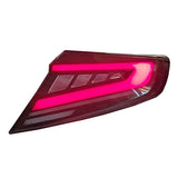 V2 Black Red LED Dynamic Tail Lights Fit For Subaru WRX VB 2022-2024 TL-SB022LS - Machter