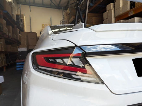 V2 Black Red LED Dynamic Tail Lights Fit For Subaru WRX VB 2022-2024 TL-SB022LS - Machter