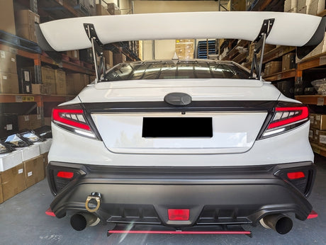 V2 Black Red LED Dynamic Tail Lights Fit For Subaru WRX VB 2022-2024 - Machter