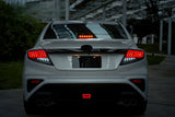 Black Red Full LED Dynamic Tail Lights Fit For Subaru WRX VB 2022-2024 TL-SB024LS - Machter